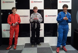 Racing Perfection Kart Academy Brighton Juniors Final Podium - Round 2